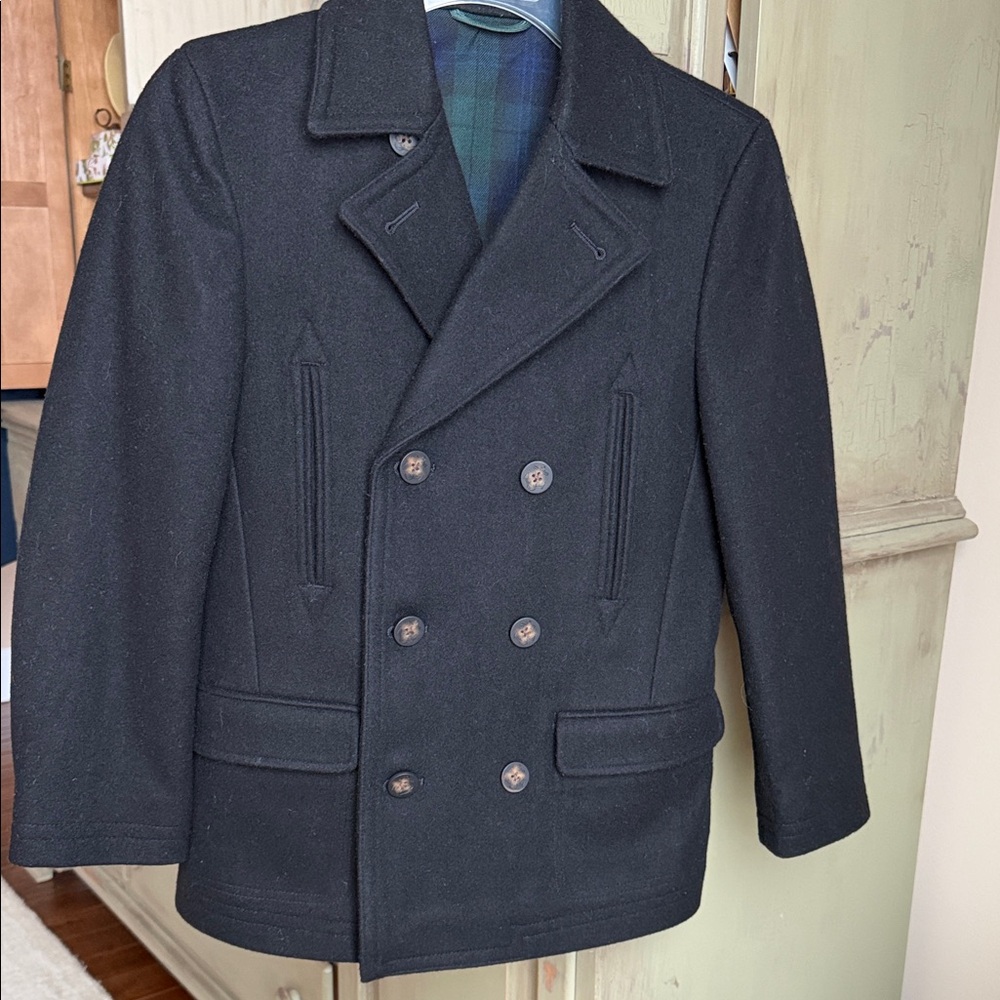 Ralph Lauren Classic Black Kids Peacoat